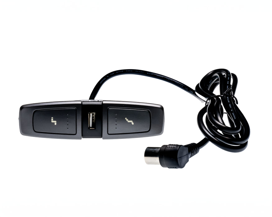 RMT Model: WPS2C10038(L) 23300143X000 (Left) Switch, Hand Controller, 2 Buttons, with USB - Replacement Part for Electric Recliner
