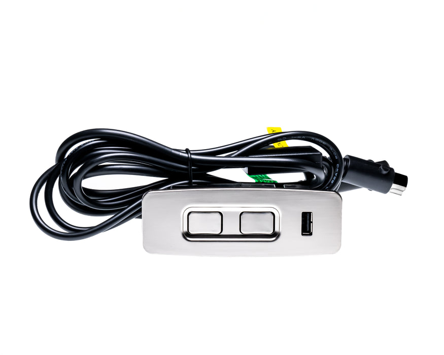 RAFFEL Model: CTR UR2 40 BA Switch, Hand Controller, 4 Buttons, with USB - Replacement Part for Electric Recliner