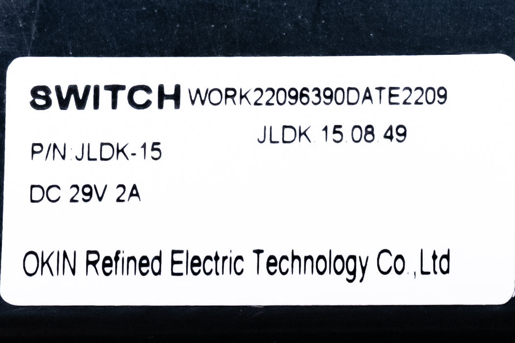 OKIN Model: JLDK.15.08.49 Switch, Hand Controller, 5 Buttons - Replacement Part for Electric Recliner