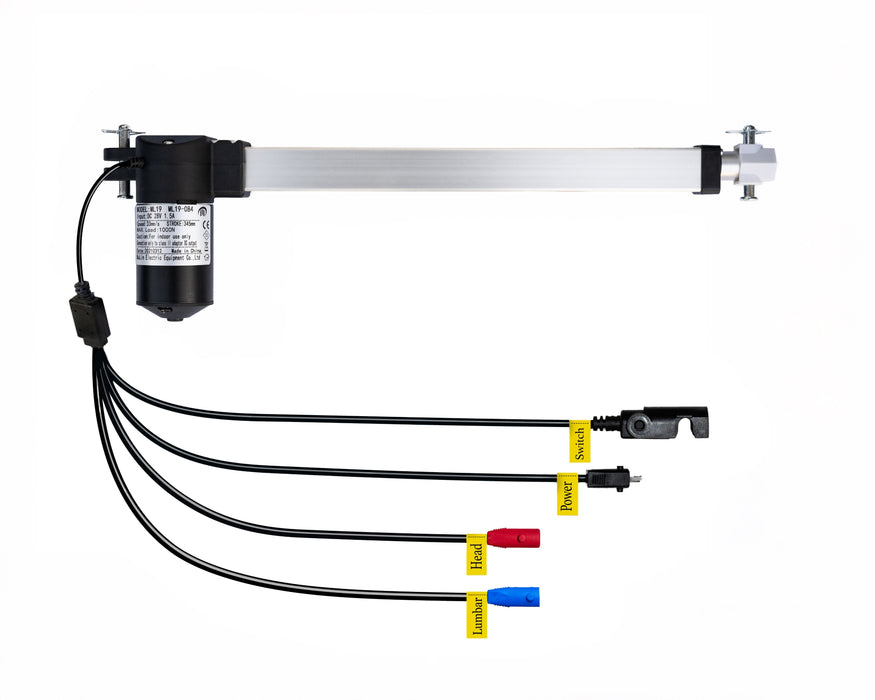 MULIN ELECTRIC - Motor Replacement Model: ML19-084 Linear Actuator for Sofa, Recliner, Lift Chair, Couch, Massage, Seat, Bed
