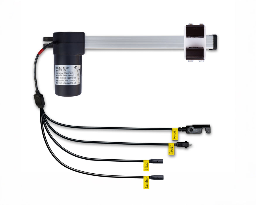 MULIN ELECTRIC - Motor Replacement Model: ML8-364 Linear Actuator for Sofa, Recliner, Lift Chair, Couch, Massage, Seat, Bed