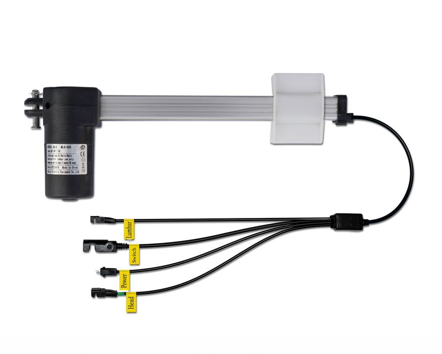 MULIN ELECTRIC - Motor Replacement Model: ML8-400 Linear Actuator for Sofa, Recliner, Lift Chair, Couch, Massage, Seat, Bed