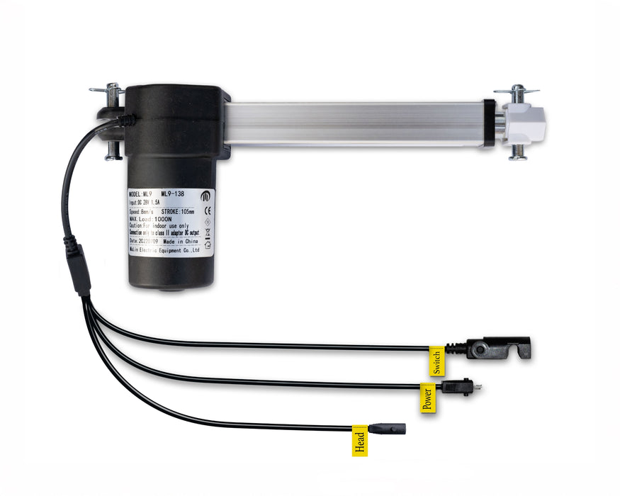MULIN ELECTRIC - Motor Replacement Model: ML9-138 Linear Actuator for Sofa, Recliner, Lift Chair, Couch, Massage, Seat, Bed