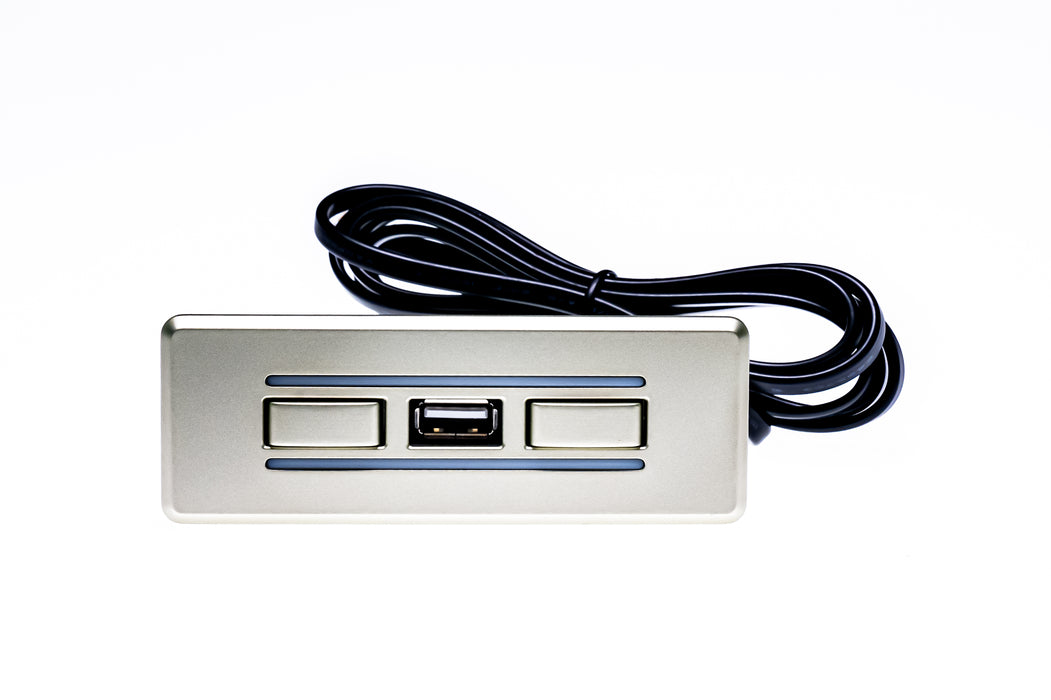 CIAR Model: N500041063 Switch, Hand Controller, 2 Buttons, with USB - Replacement Part for Electric Recliner