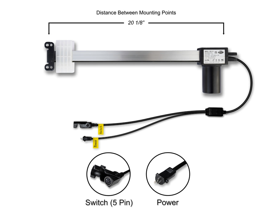 RMT - Motor Replacement Model R812301156333 Linear Actuator for Sofa, Recliner, Lift Chair, Couch, Massage, Seat, Bed