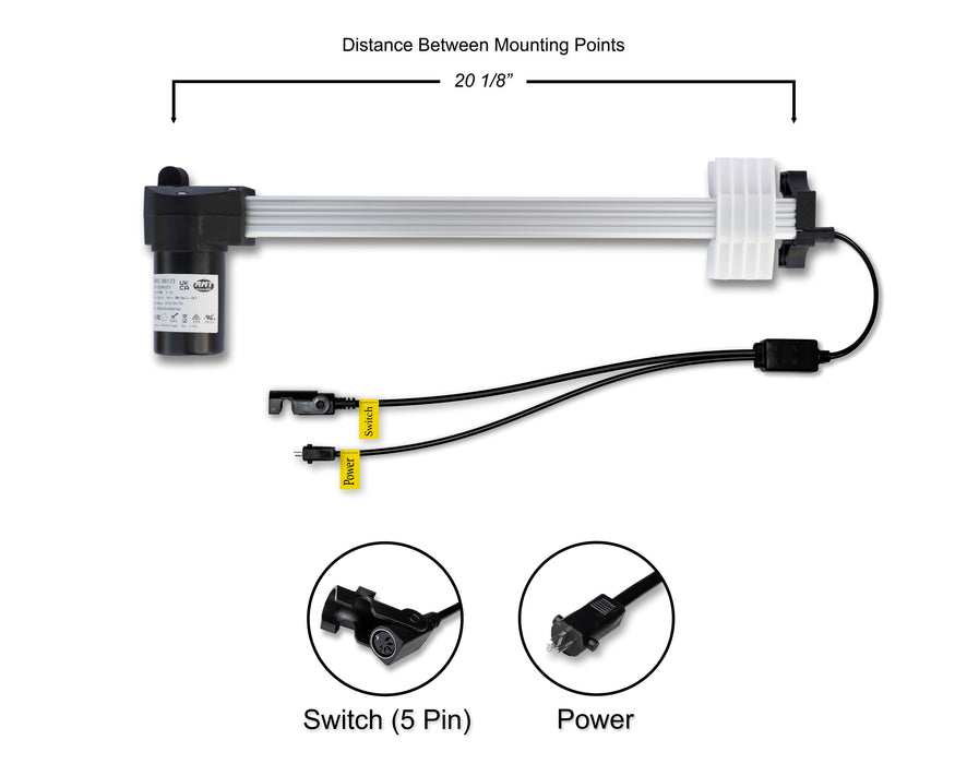 RMT - Motor Replacement Model R812332040333 Linear Actuator for Sofa, Recliner, Lift Chair, Couch, Massage, Seat, Bed