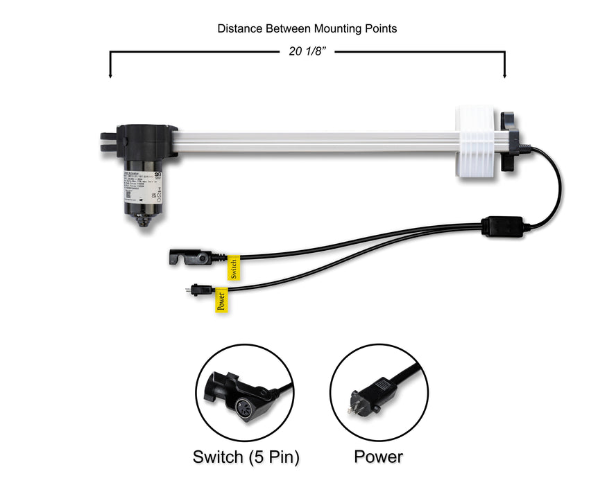 Sterling - Moteur de remplacement modèle SMT12-01-157-329(11) Actionneur linéaire pour canapé, fauteuil inclinable, fauteuil élévateur, divan, massage, siège, lit