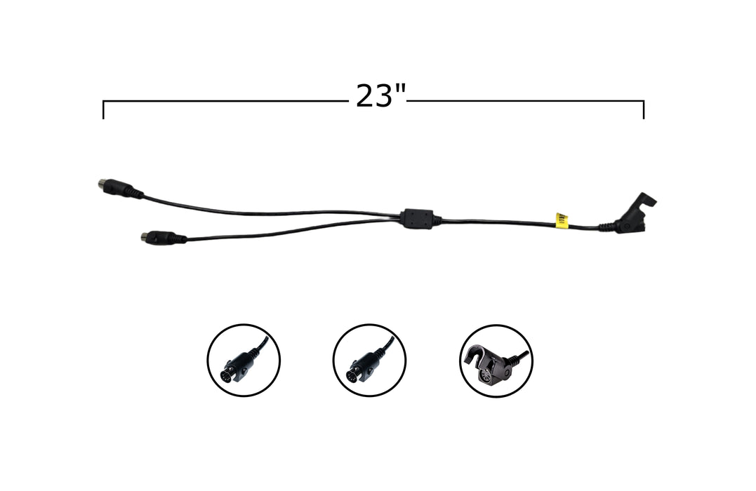 UNIVERSAL 5-Pin Female to Double 5-Pin Male Splitter Y Cable Cord Model: OMD-SPLITTER-001 for Sofa, Recliner, Lift Chair, Couch
