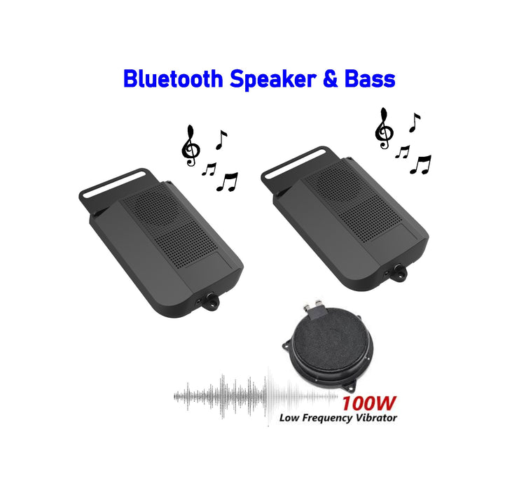 Universal Bluetooth Furniture Sound System - Easy to Install - Speaker and vibrator (Bass) for Sofa - Lift Chair - Recliner