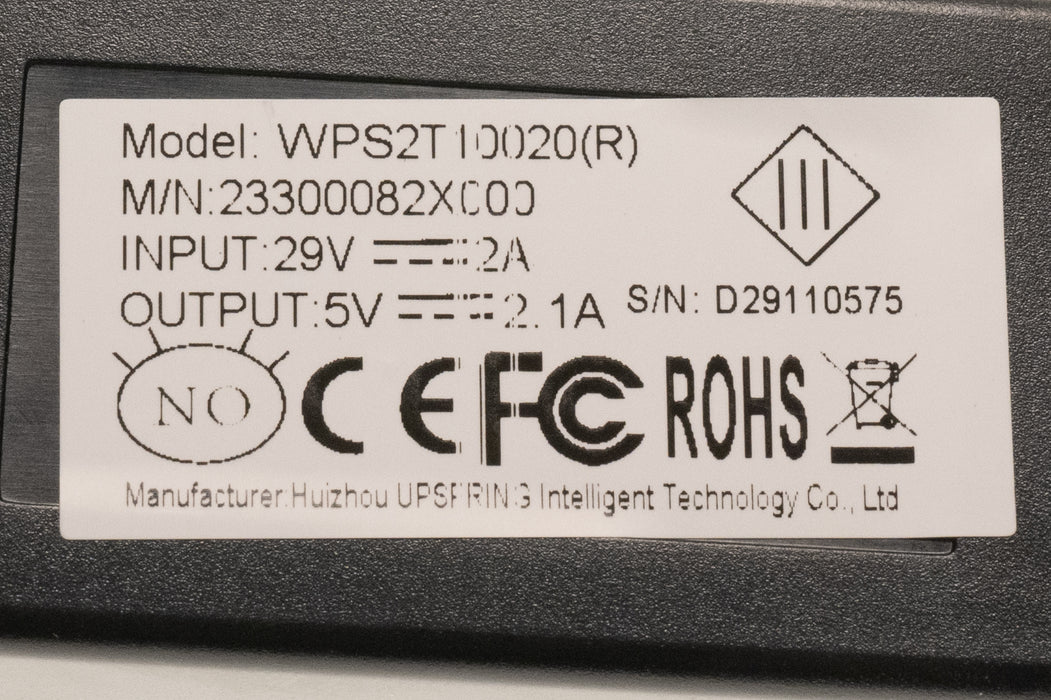 RMT Modelo: WPS2T10020(R) 23300082X000 Interruptor, controlador manual, 2 botones, con USB - Pieza de repuesto para sillón reclinable eléctrico