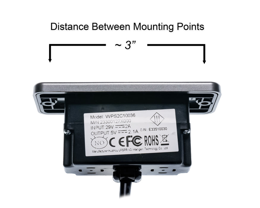 RMT Modelo: WPS2C10036 23300127X000 Interruptor, controlador manual, 2 botones, con USB - Pieza de repuesto para sillón reclinable eléctrico