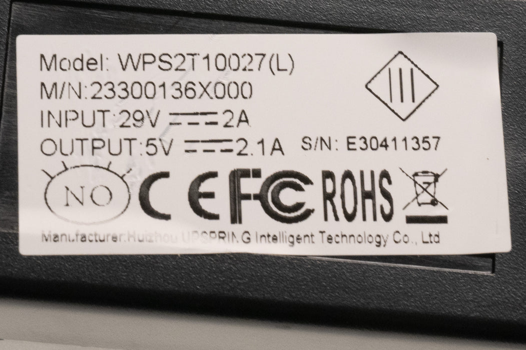 Modelo RMT: WPS2T10027(L) 23300136X000 (izquierdo) Interruptor, controlador manual, 2 botones, con USB - Pieza de repuesto para sillón reclinable eléctrico