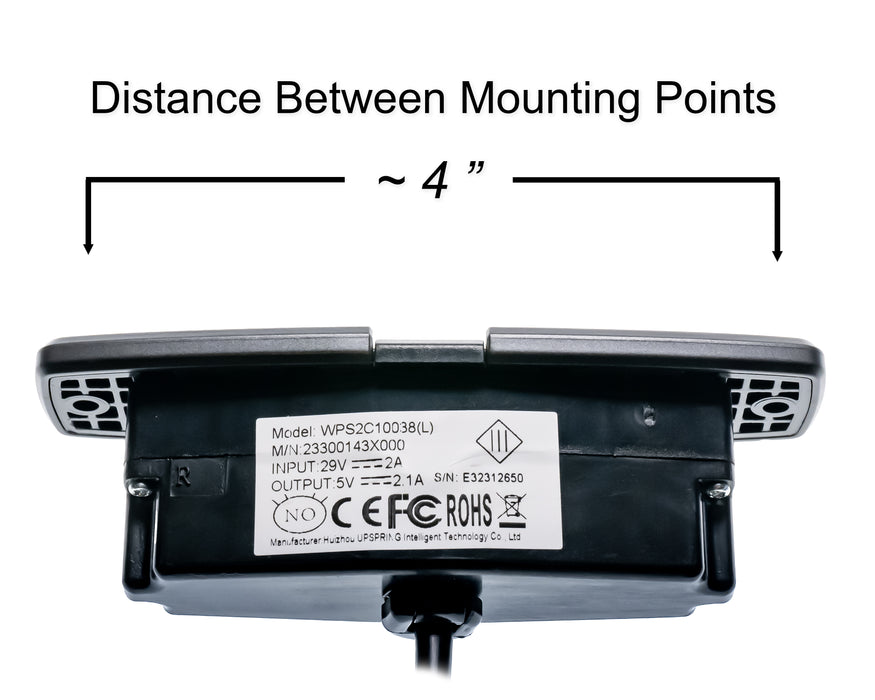 Modelo RMT: WPS2C10038(L) 23300143X000 (izquierdo) Interruptor, controlador manual, 2 botones, con USB - Pieza de repuesto para sillón reclinable eléctrico