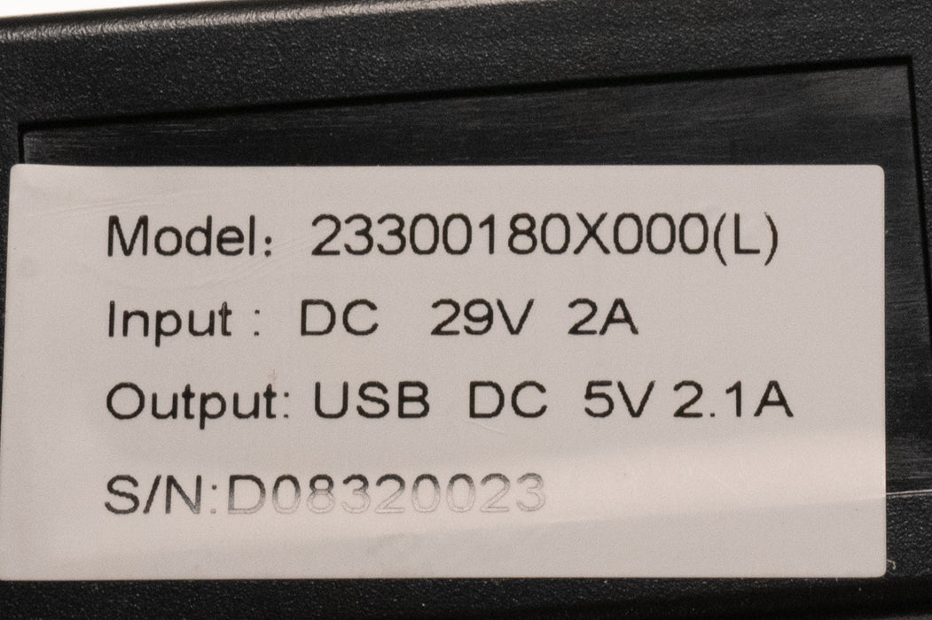RMT Modelo: 23300180X000 (Izquierdo) Interruptor, Controlador manual, 2 botones, con USB - Pieza de repuesto para sillón reclinable eléctrico