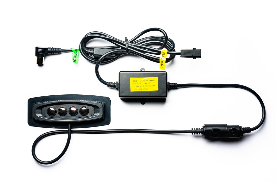 RMT Modelo: 23300195X000(B) Interruptor, controlador manual, 4 botones - Pieza de repuesto para sillón reclinable eléctrico