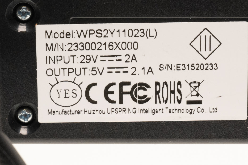 RMT Modelo: 23300216X000 WPS2Y11023(L) Interruptor, controlador manual, 2 botones, con USB - Pieza de repuesto para sillón reclinable eléctrico