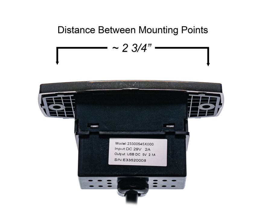 RMT Modelo: 23300545X000 Interruptor, controlador manual, 2 botones, con USB - Pieza de repuesto para sillón reclinable eléctrico