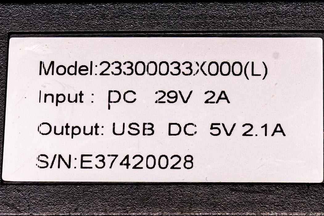 RMT Modelo: 23300033X000 (Izquierdo) Interruptor, Controlador manual, 2 botones, con USB - Pieza de repuesto para sillón reclinable eléctrico