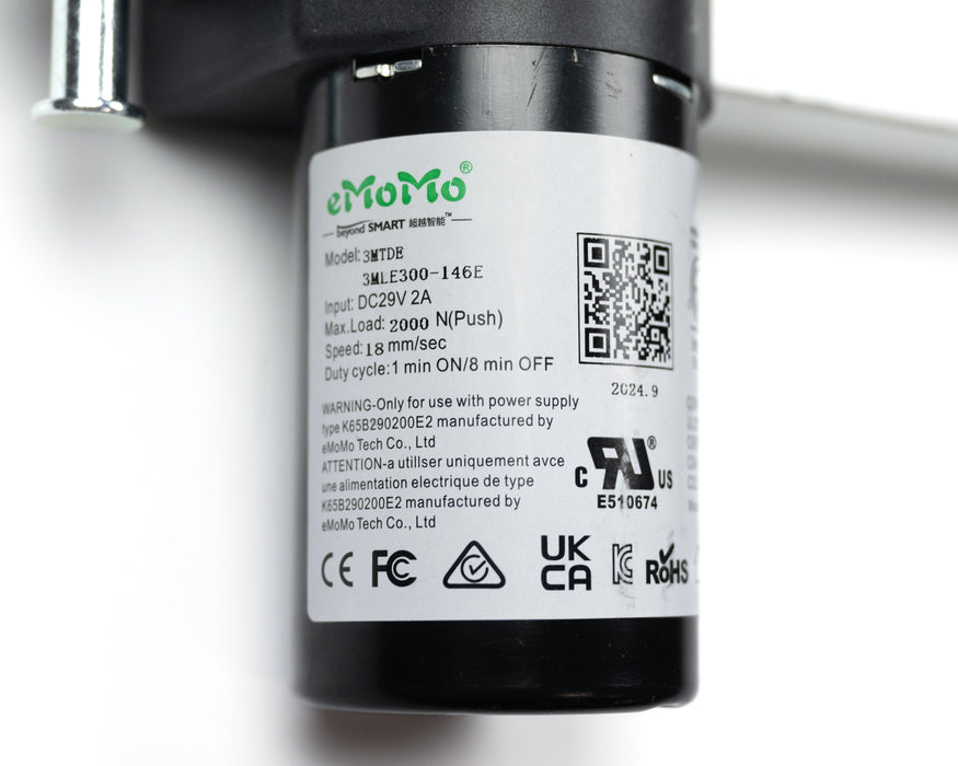EMOMO - Motor Replacement Model: 3MLE300-146E Linear Actuator for Sofa, Recliner, Lift Chair, Couch, Massage, Seat, Bed