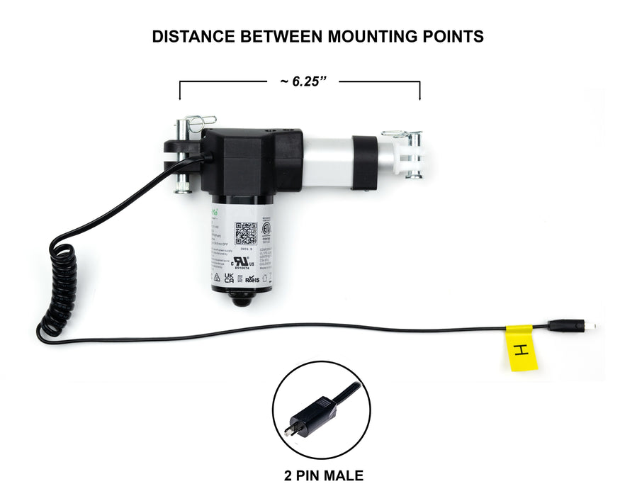 EMOMO - Motor Replacement Model: 3MLS172-18Z Linear Actuator for Sofa, Recliner, Lift Chair, Couch, Massage, Seat, Bed