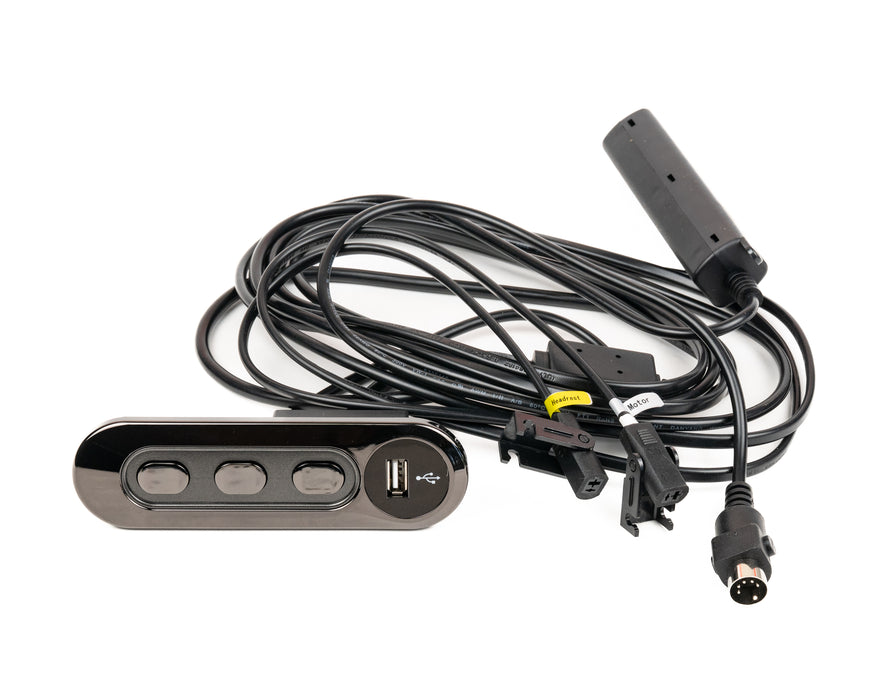 KAIDI - Switch Model: KDH137-013 Hand Controller 6 Buttons USB-A Replacement Part For Electric Recliner