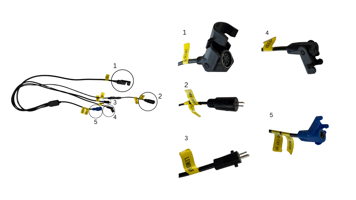 OMNIDRIVE - UNIVERSAL Motor Replacement Model: A-OMD-01-S333 Zero Wall - Cable OMD-C47-HH