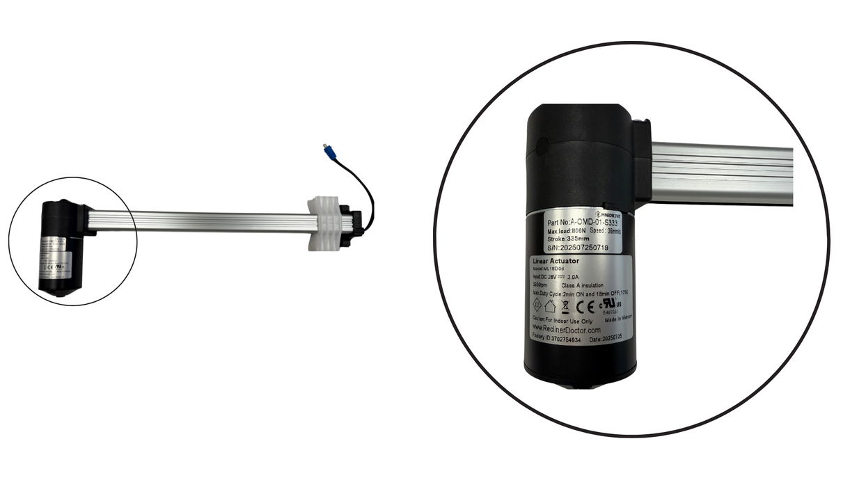 OMNIDRIVE - UNIVERSAL Motor Replacement Model: A-OMD-01-S333 Zero Wall - Cable OMD-C47-HH