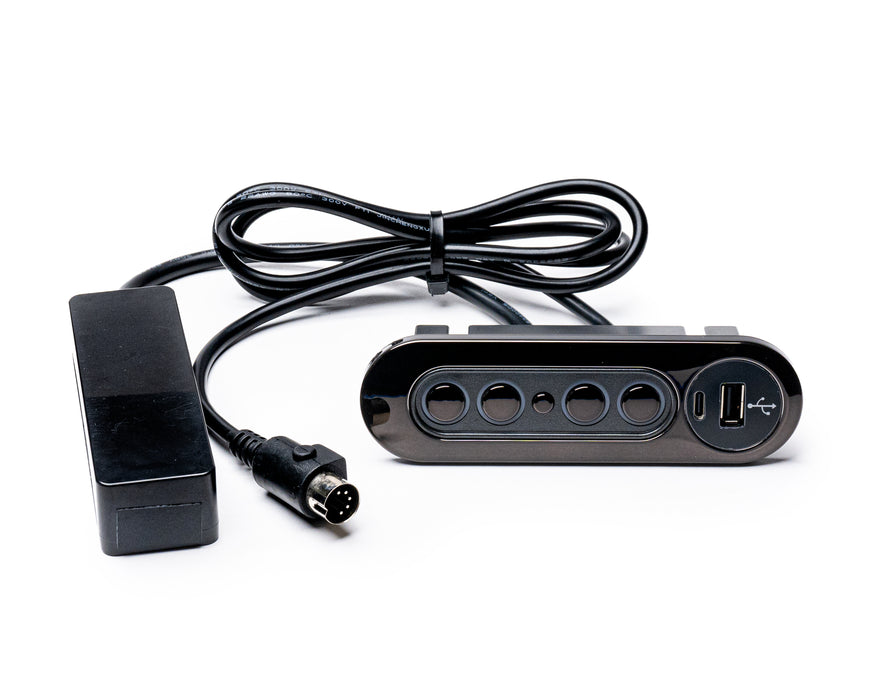 MULIN ELECTRIC Modelo: AC108-2MA-2UQ01 Interruptor, controlador manual, 5 botones, USB-A - Pieza de repuesto para sillón reclinable eléctrico