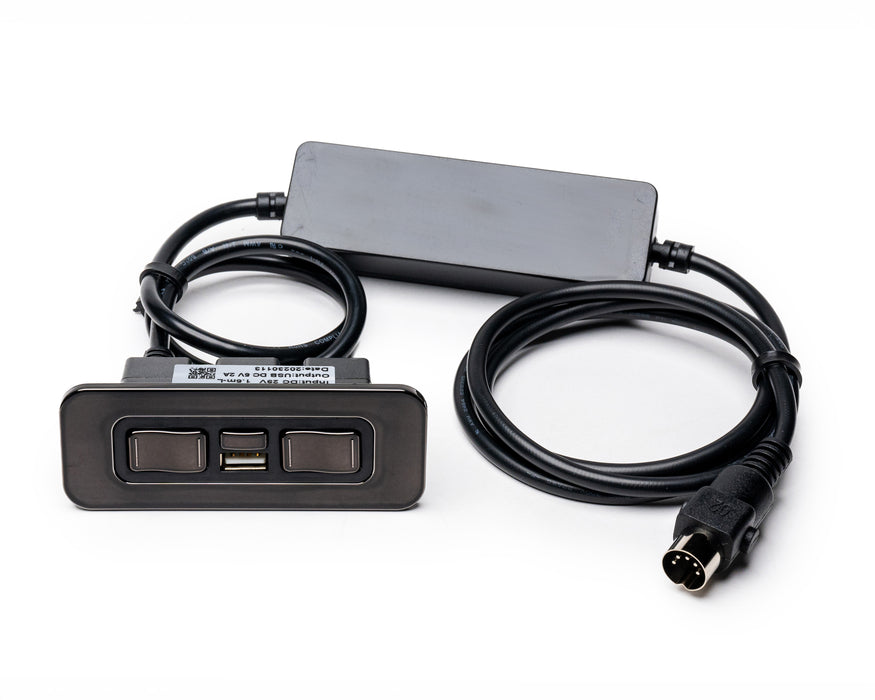 MULIN ELECTRIC - Switch Model: ARU113-D-H-WS-15SL-4-02-LSF Hand Controller 5 Buttons USB-A Replacement Part for Electric Recliner