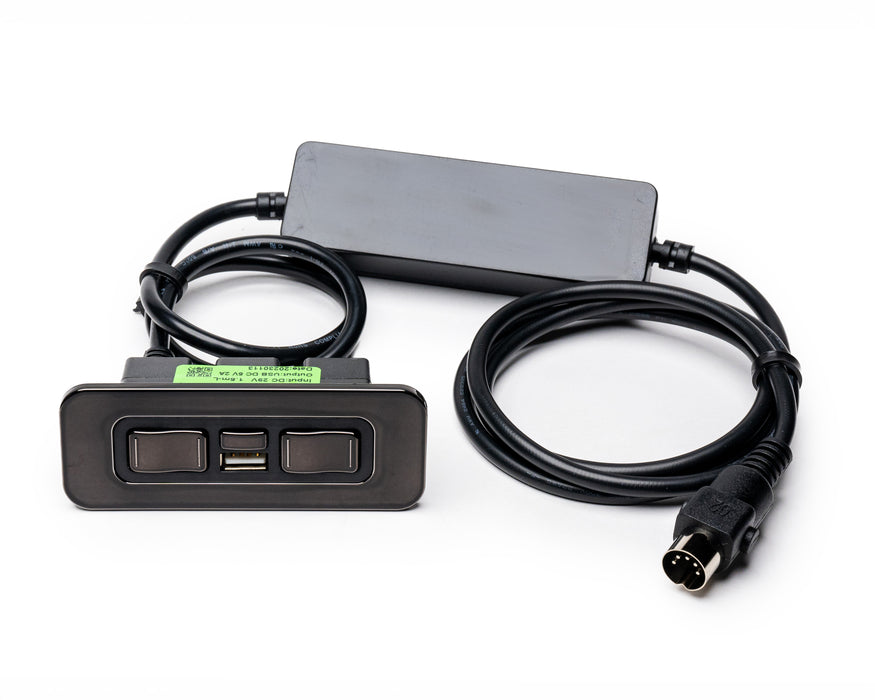MULIN ELECTRIC - Switch Model: ARU113-D-H-WS-15SL-4-02-RSF Hand Controller 5 Buttons USB-A Replacement Part for Electric Recliner