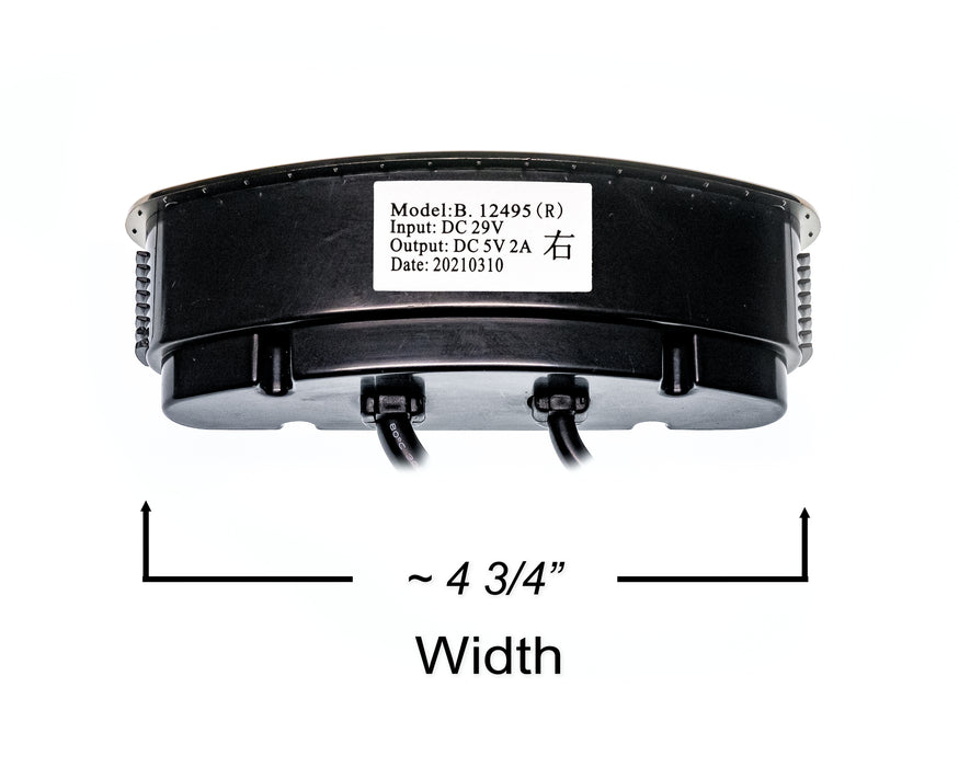 OKIN Model: B.12495 (R) Switch, Hand Controller, 5 Buttons, with USB - Replacement Part for Electric Recliner