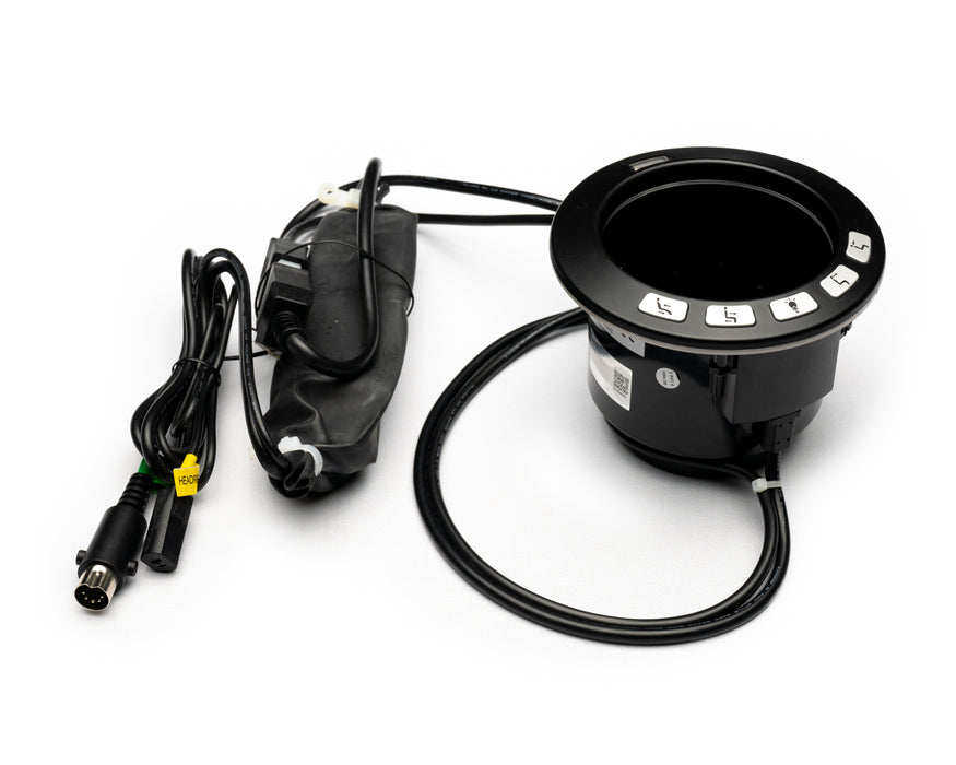 RAFFEL - Switch & Cup Holder Model: CHB R2ULBL 02 with USB All in one Replacement Part for Furniture