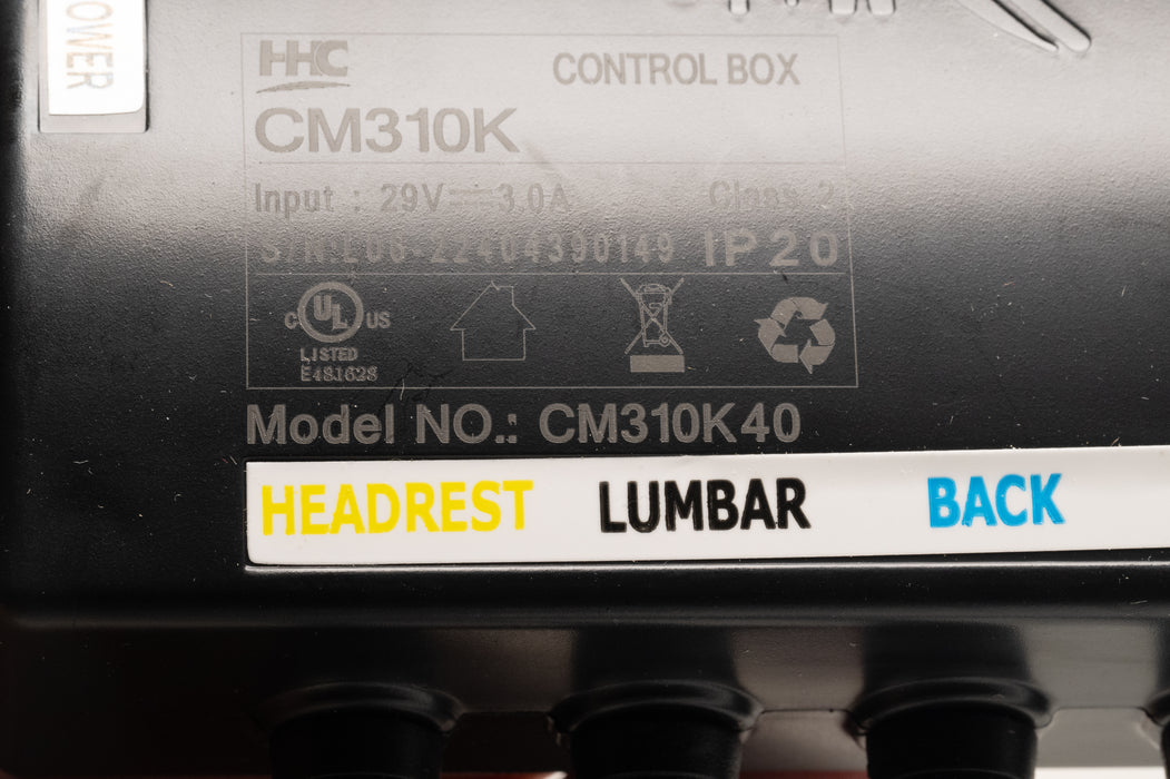 HHC Model: CM310K40 Junction Box for Massage Seat System - Replacement Part for Electric Recliner
