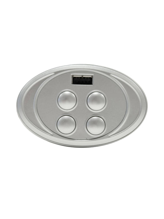 RAFFEL - Switch Model: CTR UR2 25 Hand Controller 4 Buttons USB-A Replacement Part for Electric Recliner