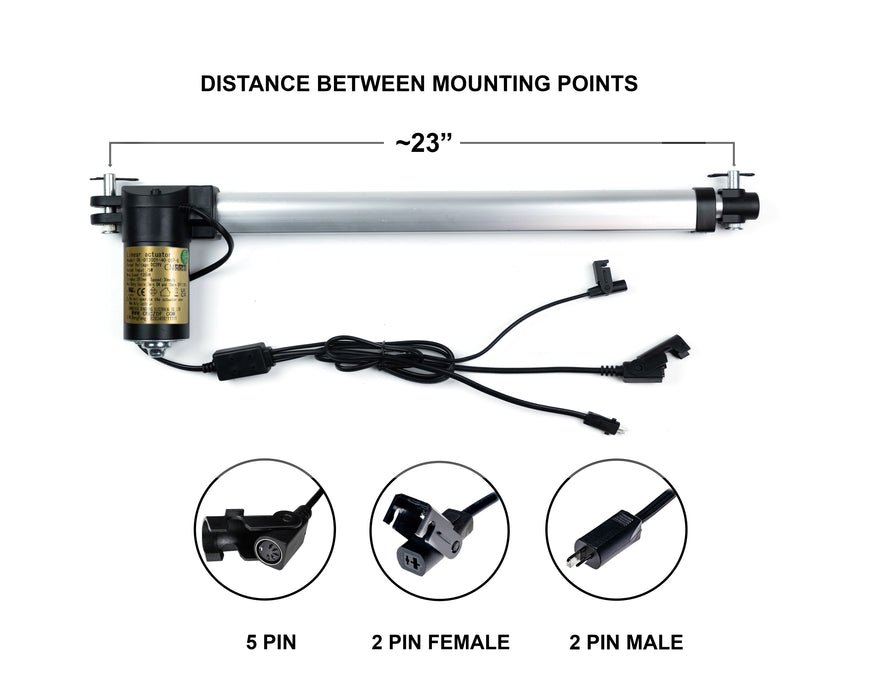 CNDOER - Motor Replacement Model: DL-DT3001-40-007-B Linear Actuator for Sofa, Recliner, Lift Chair, Couch, Massage, Seat, Bed