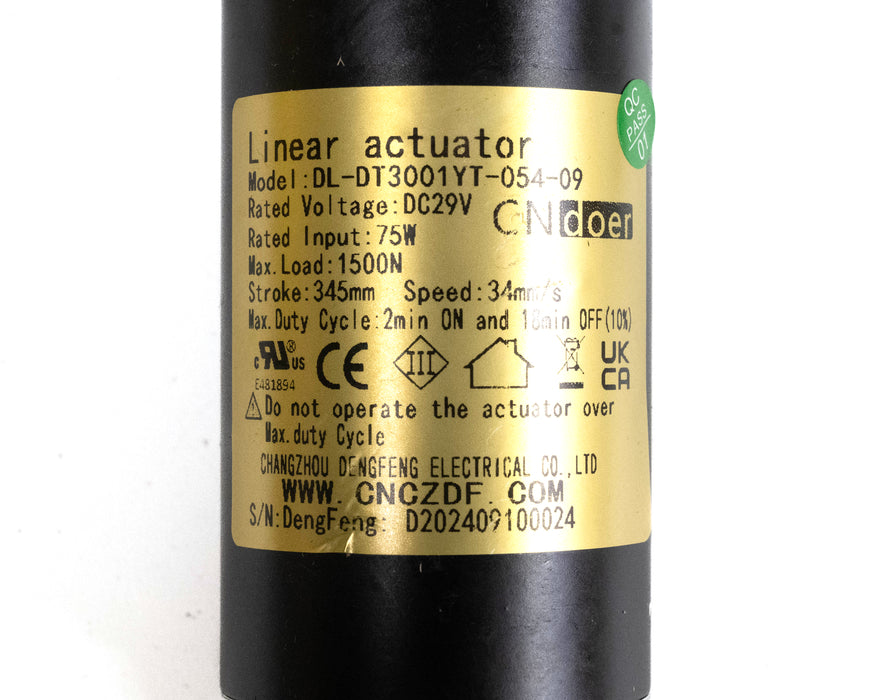 CNDOER - Motor Replacement Model: DL-DT3001YT-054-09 Linear Actuator for Sofa, Recliner, Lift Chair, Couch, Massage, Seat, Bed
