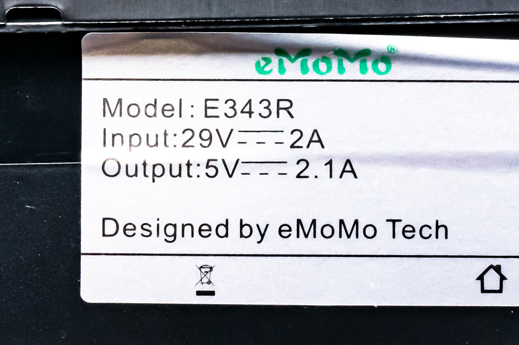 EMOMO Model: E343R Switch, Hand Controller, 2 Buttons, with USB - Replacement Part for Electric Recliner