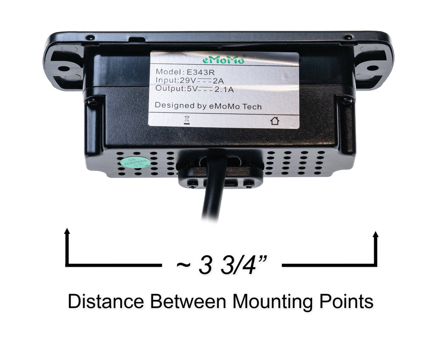 EMOMO Model: E343R Switch, Hand Controller, 2 Buttons, with USB - Replacement Part for Electric Recliner