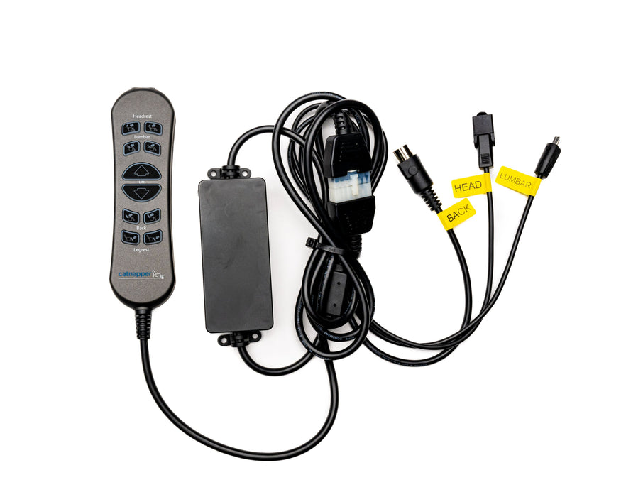 MULIN Model: HRU90-F-WS-24TL2-01-5-01 Remote Switch, Hand Controller, 10 Buttons - Replacement Part for Electric Recliner