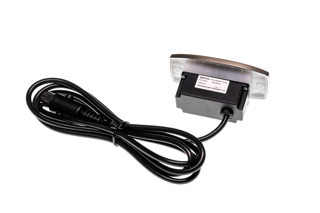OKIN Model: FS.03.02.04 Switch, Hand Controller, 2 Buttons, with USB and USB C - Replacement Part for Electric Recliner