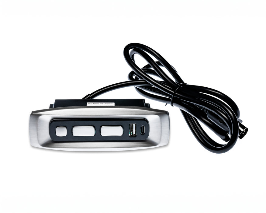 OKIN Model: FS.03.05.03 Switch, Hand Controller, 3 Buttons, with USB and USB C - Replacement Part for Electric Recliner