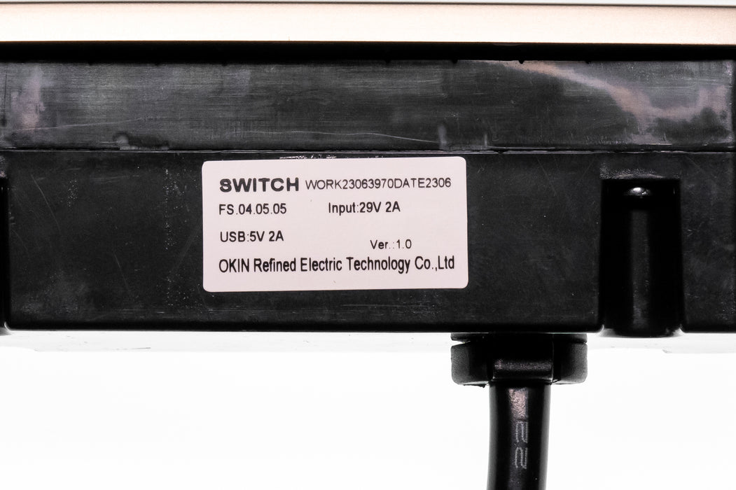 OKIN Model: FS.04.05.05 Switch, Hand Controller, 5 Buttons, with USB and USB C - Replacement Part for Electric Recliner