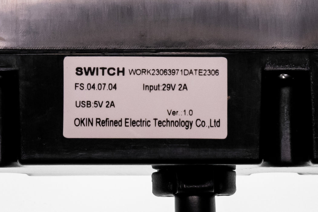 OKIN Model: FS.04.07.04 Switch, Hand Controller, 7 Buttons, with USB and USB C - Replacement Part for Electric Recliner