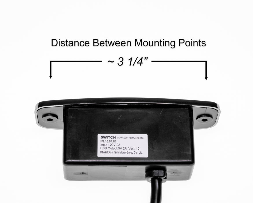 OKIN Model: FS.16.04.01 Switch, Hand Controller, 4 Buttons, with USB and USB C - Replacement Part for Electric Recliner