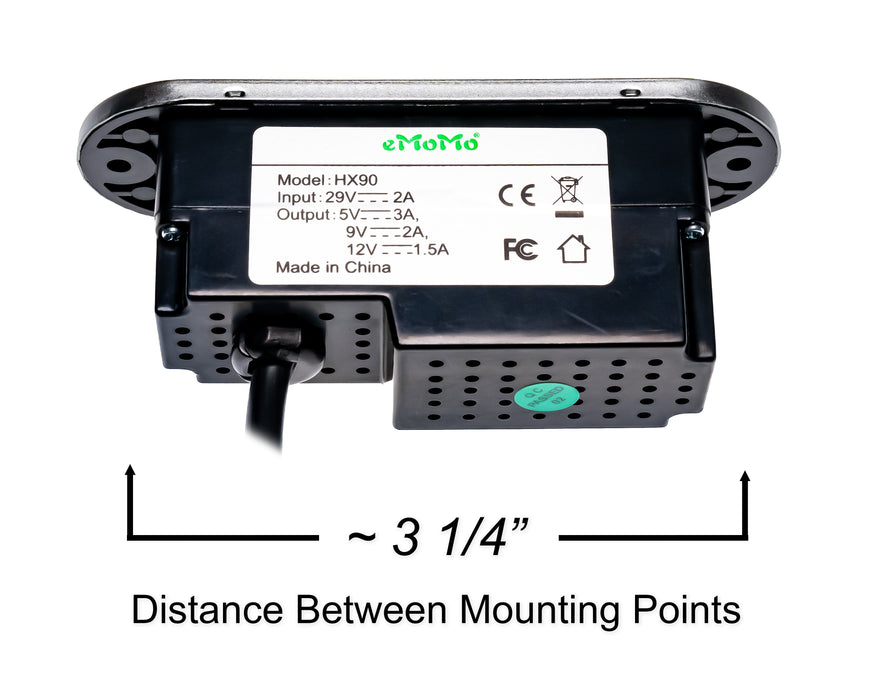 EMOMO Model: HX90HU Switch, Hand Controller, 5 Buttons, with USB and USB C - Replacement Part for Electric Recliner
