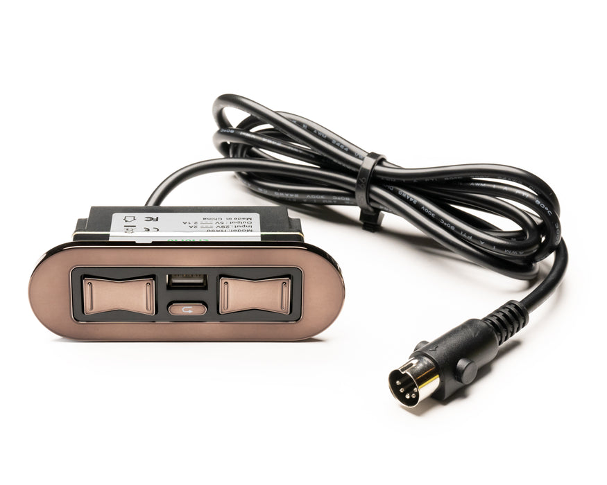 EMOMO - Switch Model: HX90HUGV Hand Controller 5 Buttons USB-A Replacement Part For Electric Recliner