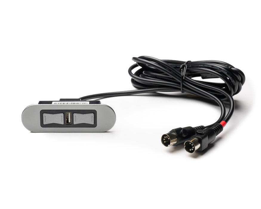 EMOMO Model: HX90EUV Switch, Hand Controller, 4 Buttons, with USB - Replacement Part for Electric Recliner