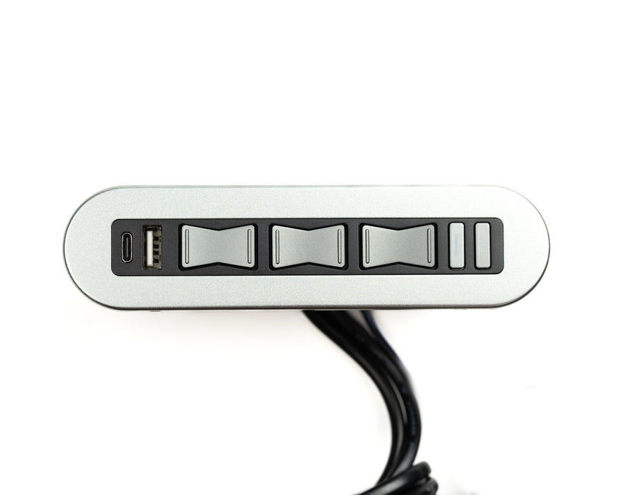 EMOMO - Switch Model: HX90TU2LA-LR05-2A/2B/2C Hand Controller 8 Buttons USB-A and USB-C Replacement Part For Electric Recliner