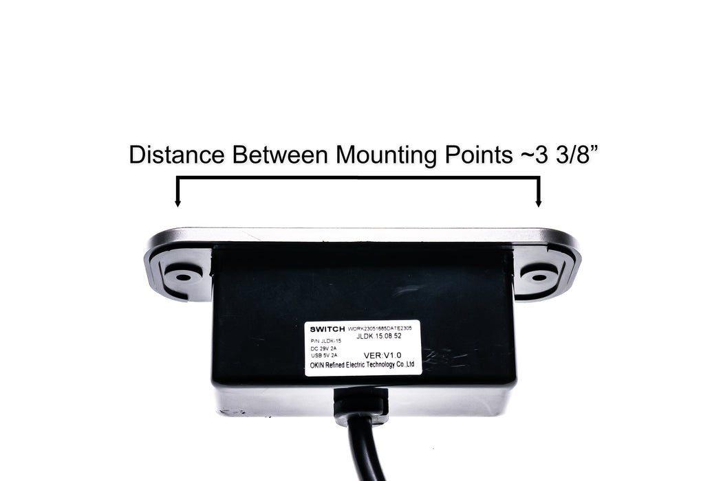 OKIN Model: JLDK.15.08.52 Switch, Hand Controller, 4 Buttons, with USB - Replacement Part for Electric Recliner