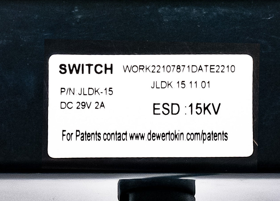 OKIN Model: JLDK.15.11.01 Switch, Hand Controller, 5 Buttons - Replacement Part for Electric Recliner